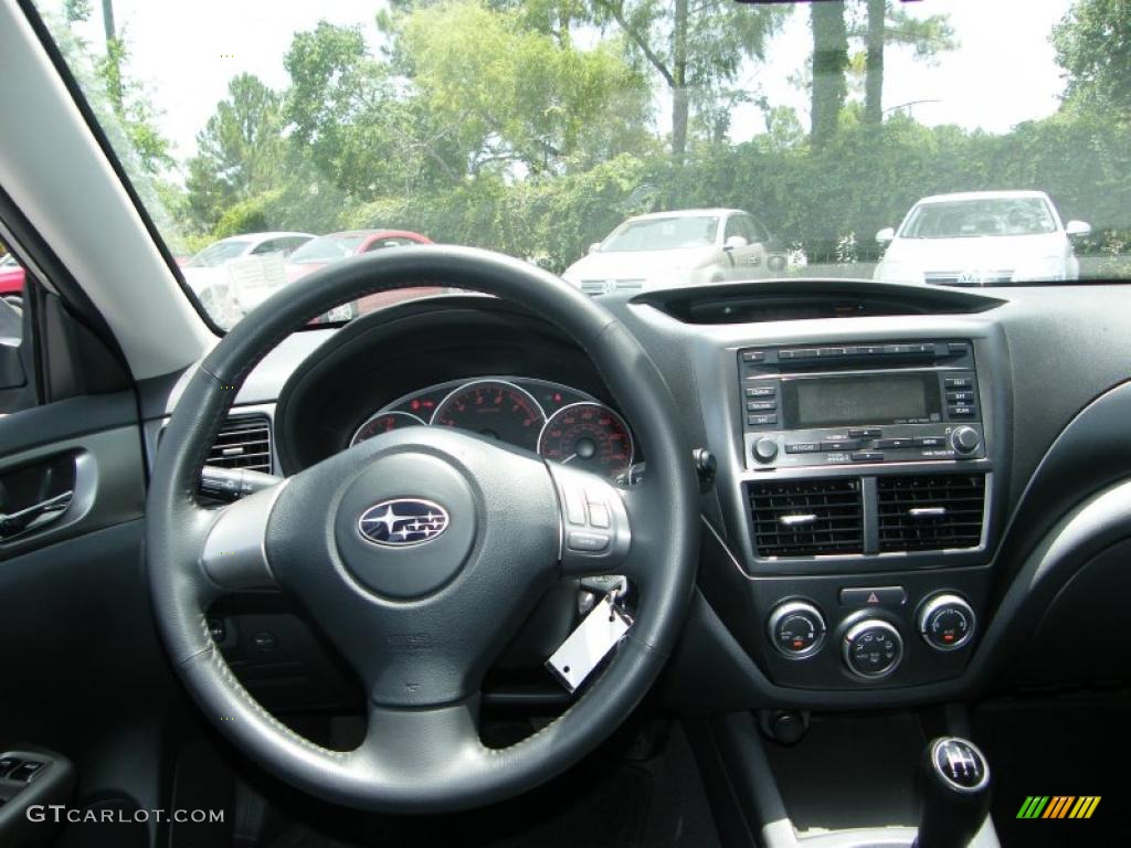 2008 Impreza WRX Wagon - Spark Silver Metallic / Carbon Black photo #18