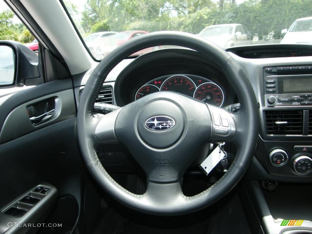 2008 Impreza WRX Wagon - Spark Silver Metallic / Carbon Black photo #19