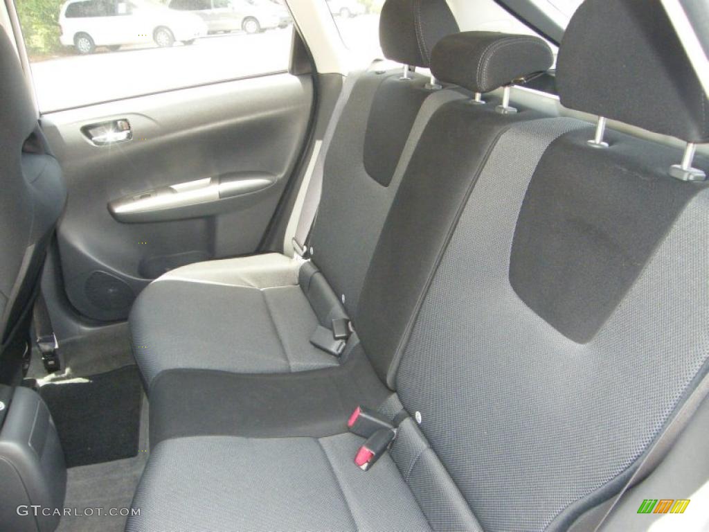 2008 Impreza WRX Wagon - Spark Silver Metallic / Carbon Black photo #21