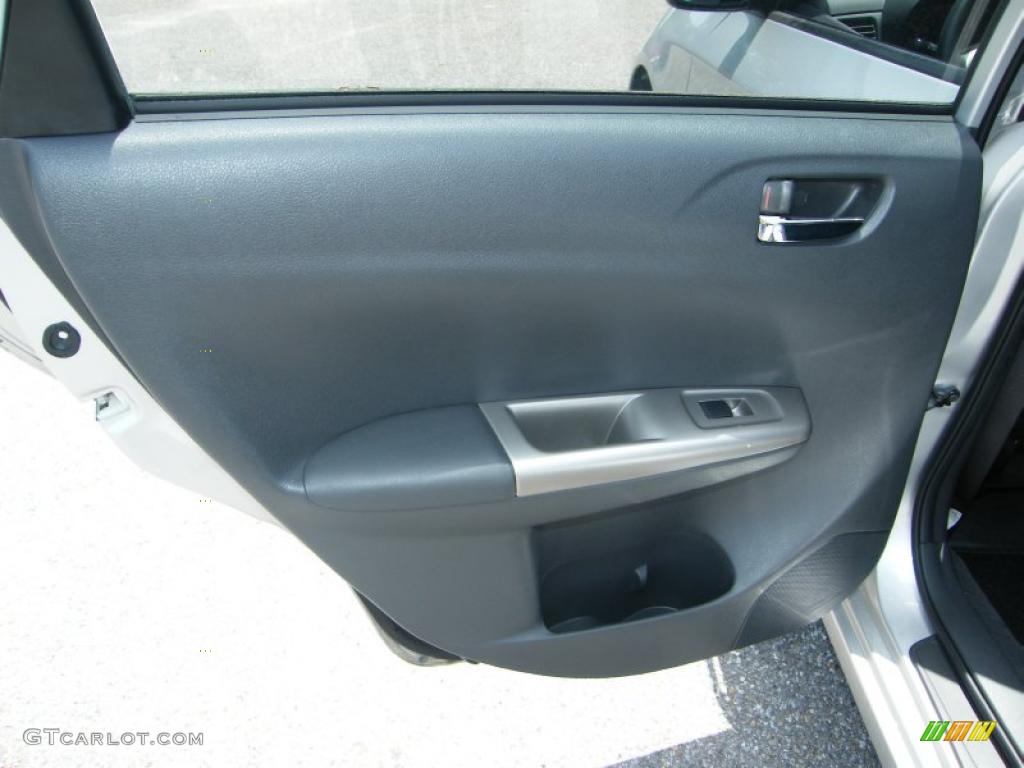 2008 Impreza WRX Wagon - Spark Silver Metallic / Carbon Black photo #23