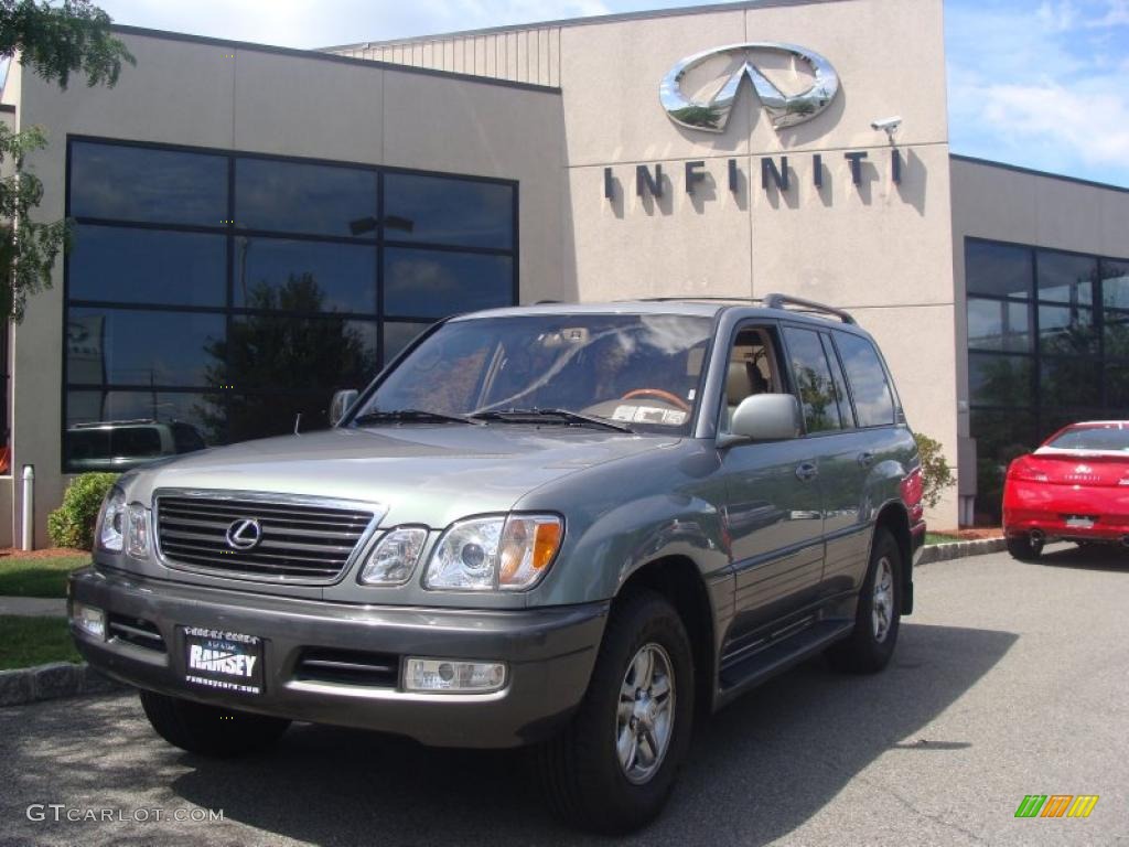 2001 LX 470 - Riverrock Green Metallic / Ivory photo #1