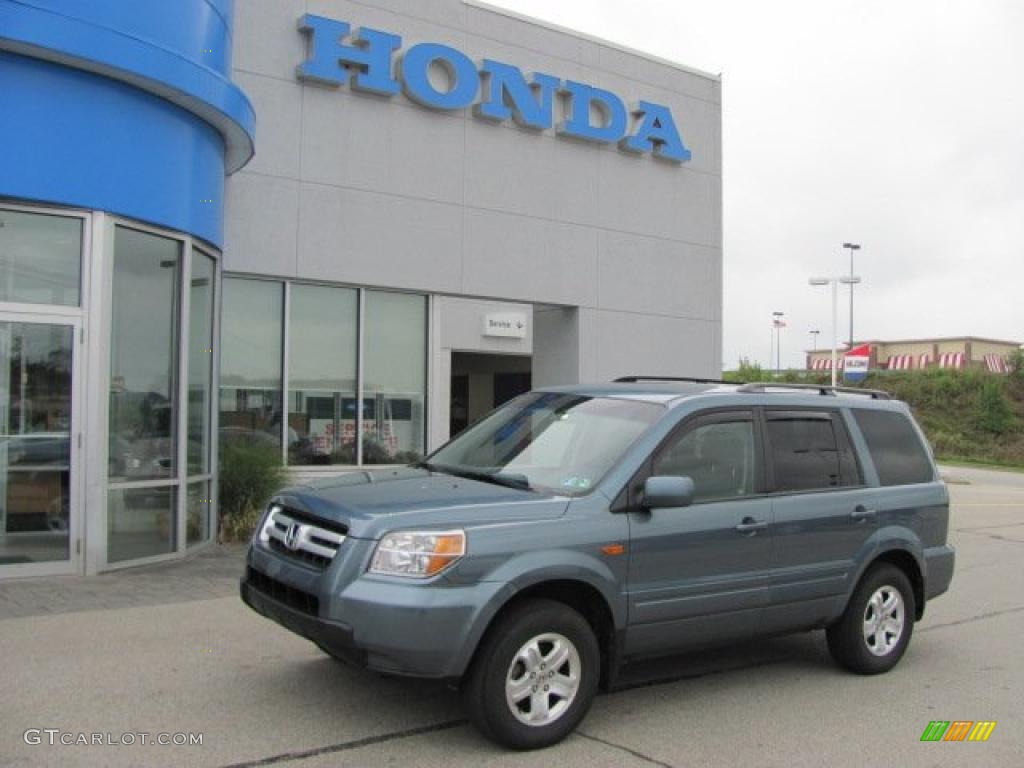 2008 Pilot Value Package 4WD - Steel Blue Metallic / Gray photo #1