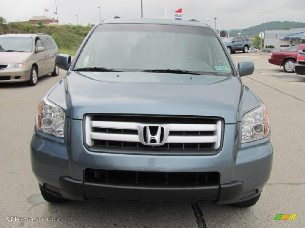 2008 Pilot Value Package 4WD - Steel Blue Metallic / Gray photo #10