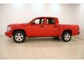 2008 Flame Red Dodge Dakota Big Horn Crew Cab 4x4  photo #4