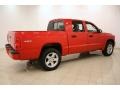 2008 Flame Red Dodge Dakota Big Horn Crew Cab 4x4  photo #7