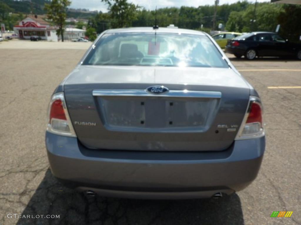 2007 Fusion SEL V6 AWD - Tungsten Grey Metallic / Charcoal Black photo #3