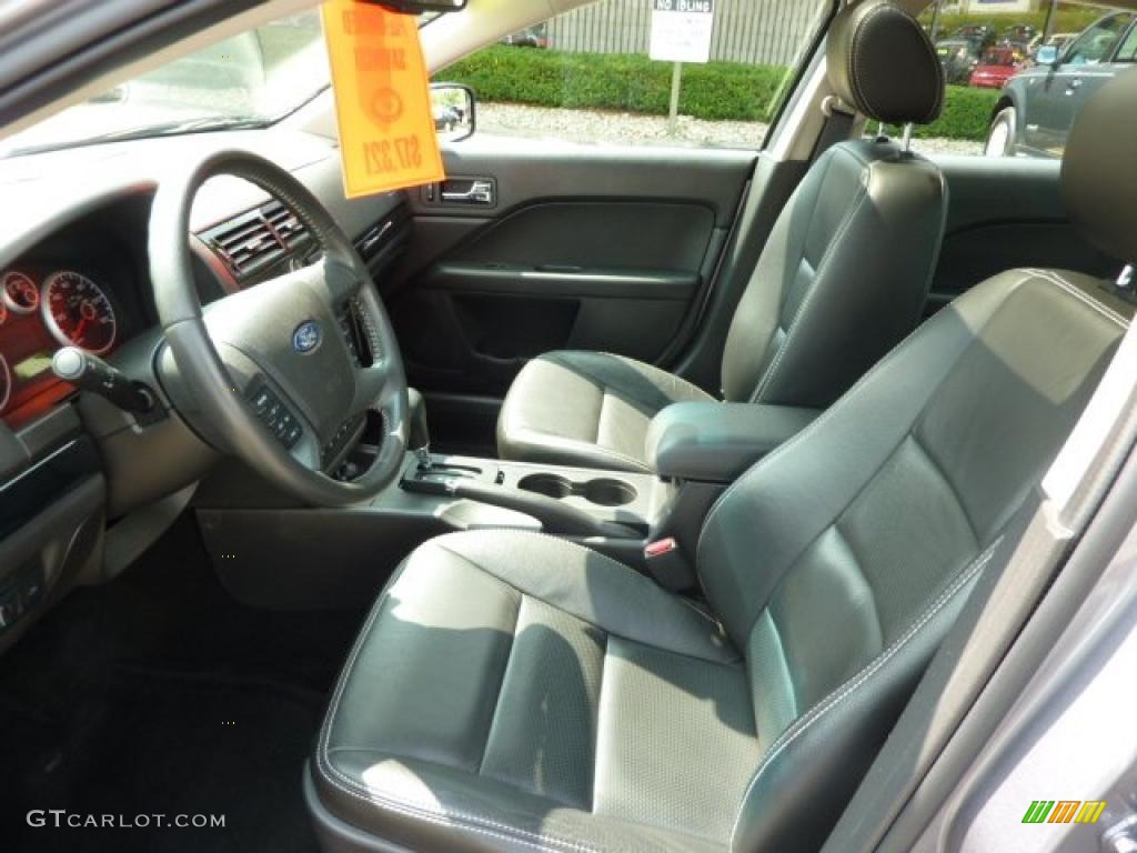 2007 Fusion SEL V6 AWD - Tungsten Grey Metallic / Charcoal Black photo #10