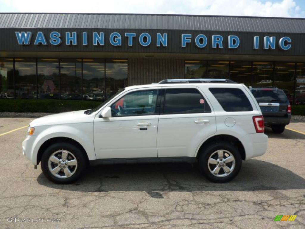 2009 Escape Limited V6 4WD - White Suede / Stone photo #1