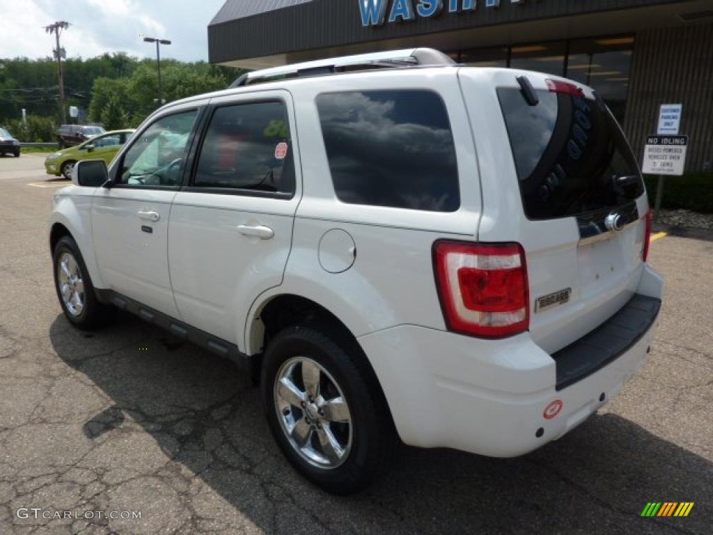 2009 Escape Limited V6 4WD - White Suede / Stone photo #2