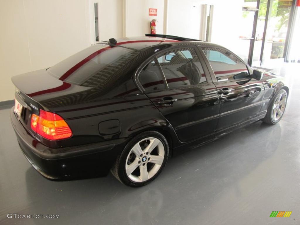 2005 3 Series 325i Sedan - Black Sapphire Metallic / Natural Brown photo #6