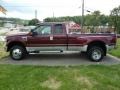 2008 Dark Toreador Red Ford F350 Super Duty XLT SuperCab 4x4 Dually  photo #1