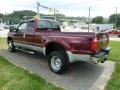 2008 Dark Toreador Red Ford F350 Super Duty XLT SuperCab 4x4 Dually  photo #2