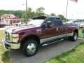 Dark Toreador Red - F350 Super Duty XLT SuperCab 4x4 Dually Photo No. 8