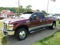 2008 Dark Toreador Red Ford F350 Super Duty XLT SuperCab 4x4 Dually  photo #8