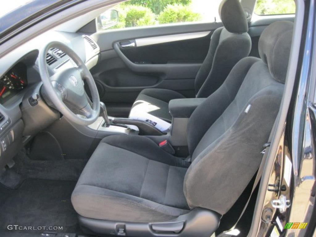 2007 Accord EX Coupe - Nighthawk Black Pearl / Black photo #12