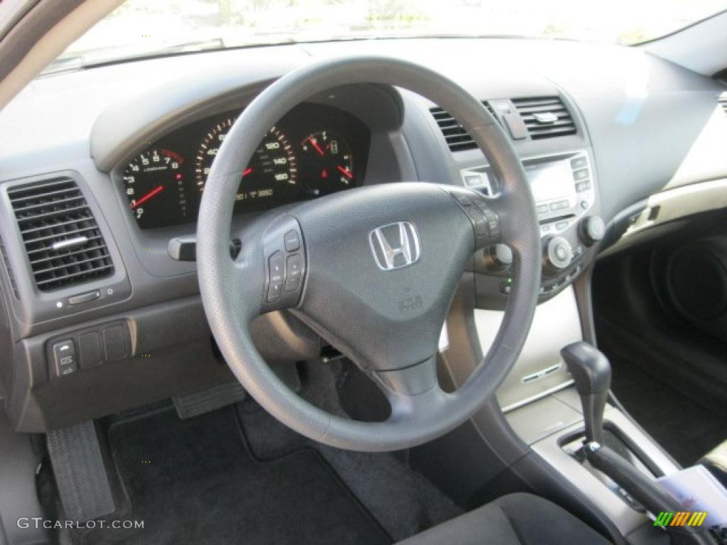 2007 Accord EX Coupe - Nighthawk Black Pearl / Black photo #13