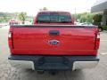 2008 Bright Red Ford F350 Super Duty XLT SuperCab 4x4  photo #3