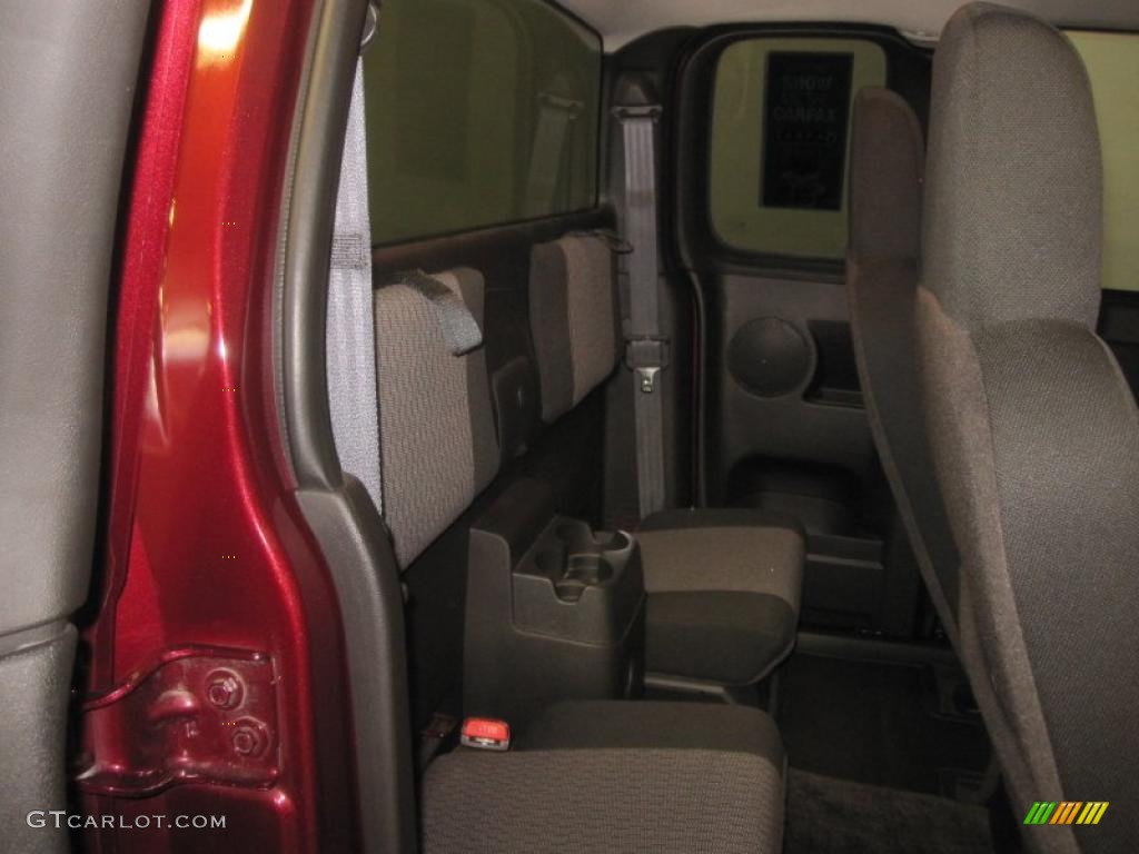 2007 Colorado LT Z71 Extended Cab 4x4 - Deep Ruby Red Metallic / Very Dark Pewter photo #6