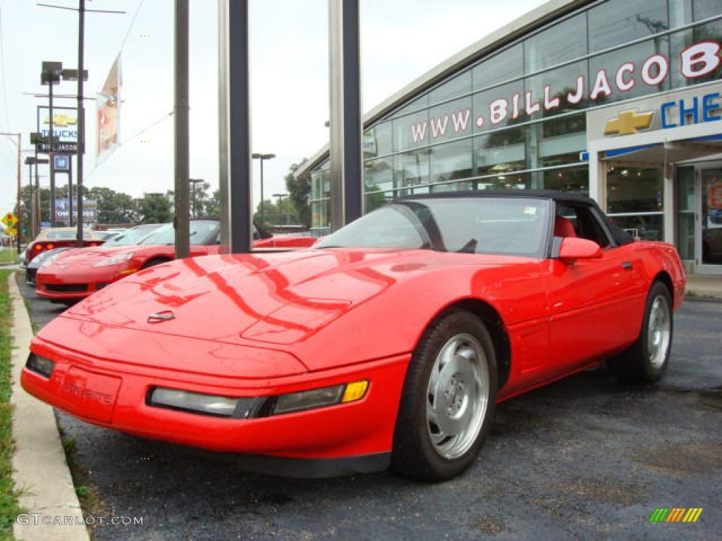 1995 Corvette Convertible - Torch Red / Red photo #1