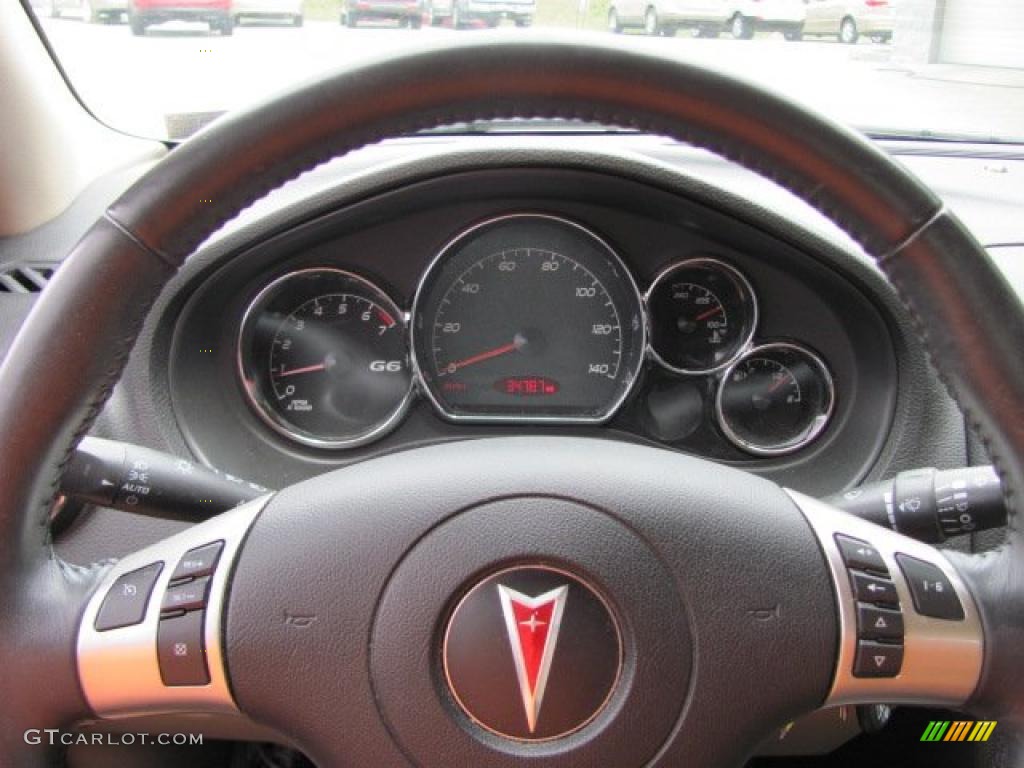 2009 G6 V6 Sedan - Performance Red Metallic / Light Taupe photo #17
