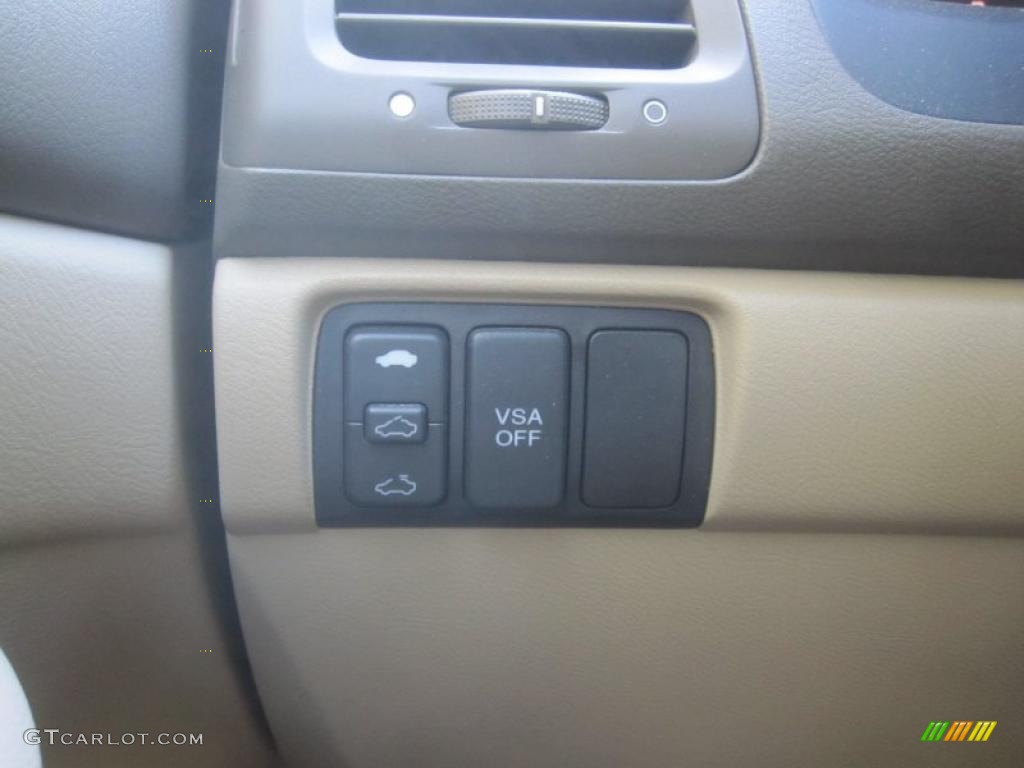 2007 Accord EX-L V6 Sedan - Desert Mist Metallic / Ivory photo #17