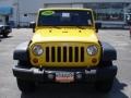 2008 Detonator Yellow Jeep Wrangler Rubicon 4x4  photo #2