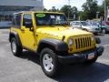 2008 Detonator Yellow Jeep Wrangler Rubicon 4x4  photo #3