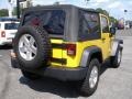 2008 Detonator Yellow Jeep Wrangler Rubicon 4x4  photo #4