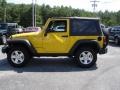 2008 Detonator Yellow Jeep Wrangler Rubicon 4x4  photo #9