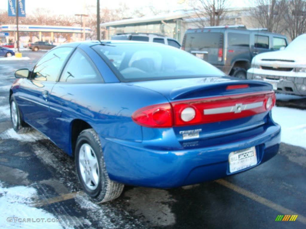 2003 Cavalier Coupe - Arrival Blue Metallic / Graphite Gray photo #7