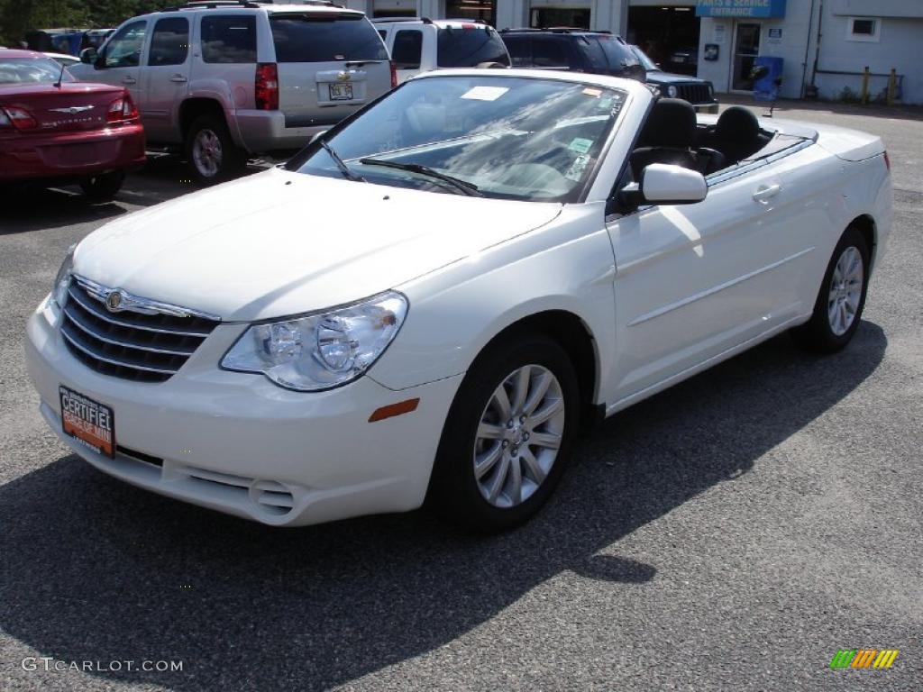 2010 Sebring Touring Convertible - Stone White / Dark Slate Gray photo #1