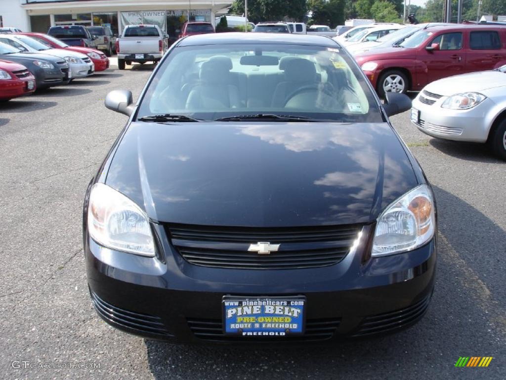 2007 Cobalt LS Coupe - Black / Gray photo #2