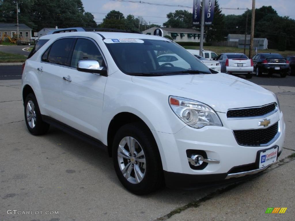 2010 Equinox LTZ - Summit White / Jet Black photo #3