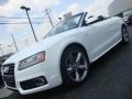 2011 Ibis White Audi A5 2.0T quattro Convertible  photo #1