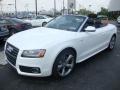 2011 Ibis White Audi A5 2.0T quattro Convertible  photo #2