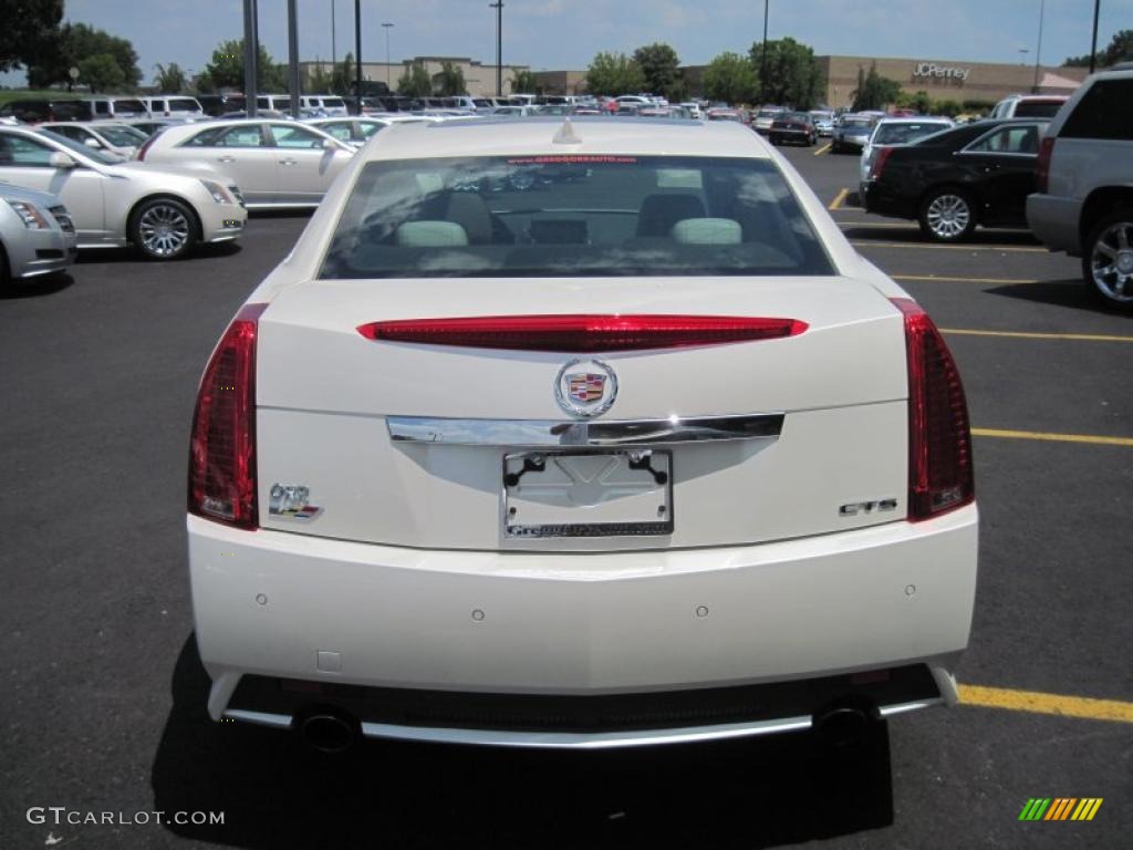 2009 CTS -V Sedan - White Diamond Tri-Coat / Light Titanium/Ebony photo #8