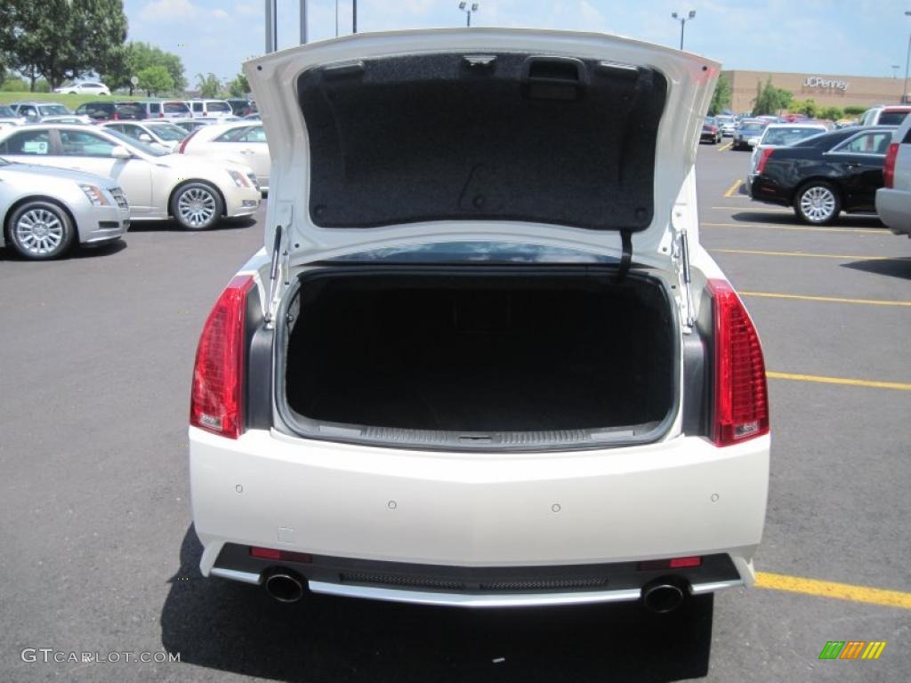 2009 CTS -V Sedan - White Diamond Tri-Coat / Light Titanium/Ebony photo #9