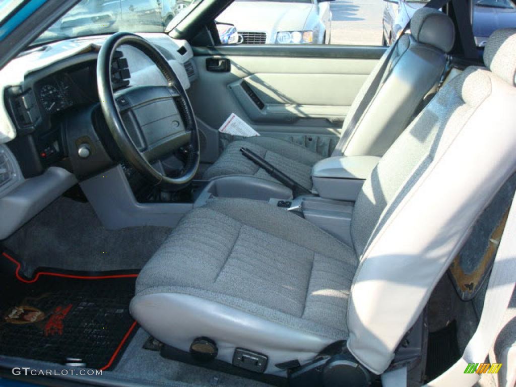 1993 Ford Mustang SVT Cobra Fastback Front Seat Photo #3334726