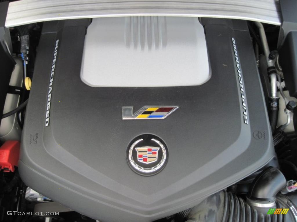 2009 CTS -V Sedan - White Diamond Tri-Coat / Light Titanium/Ebony photo #17