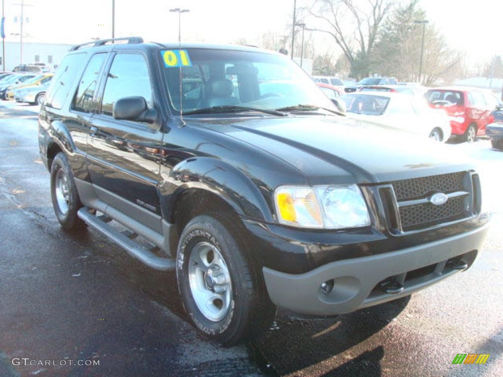 2001 Explorer Sport 4x4 - Black / Dark Graphite photo #4