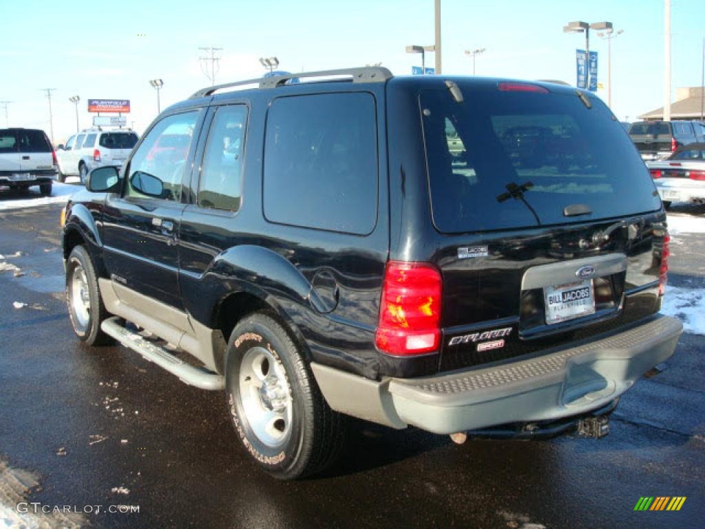 2001 Explorer Sport 4x4 - Black / Dark Graphite photo #7