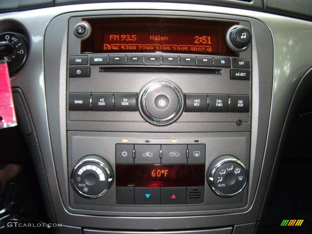 2009 Aura XR V6 - Red Jewel Tintcoat / Black photo #11
