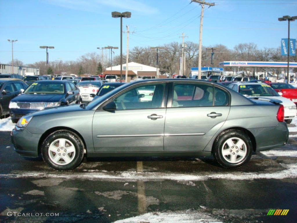 2005 Malibu LS V6 Sedan - Medium Gray Metallic / Gray photo #1