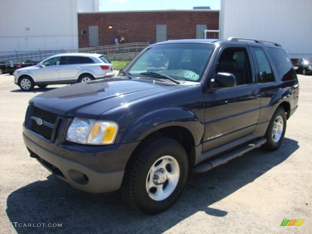 2001 Explorer Sport 4x4 - Deep Wedgewood Blue Metallic / Dark Graphite photo #2