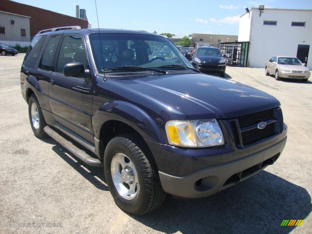 2001 Explorer Sport 4x4 - Deep Wedgewood Blue Metallic / Dark Graphite photo #4