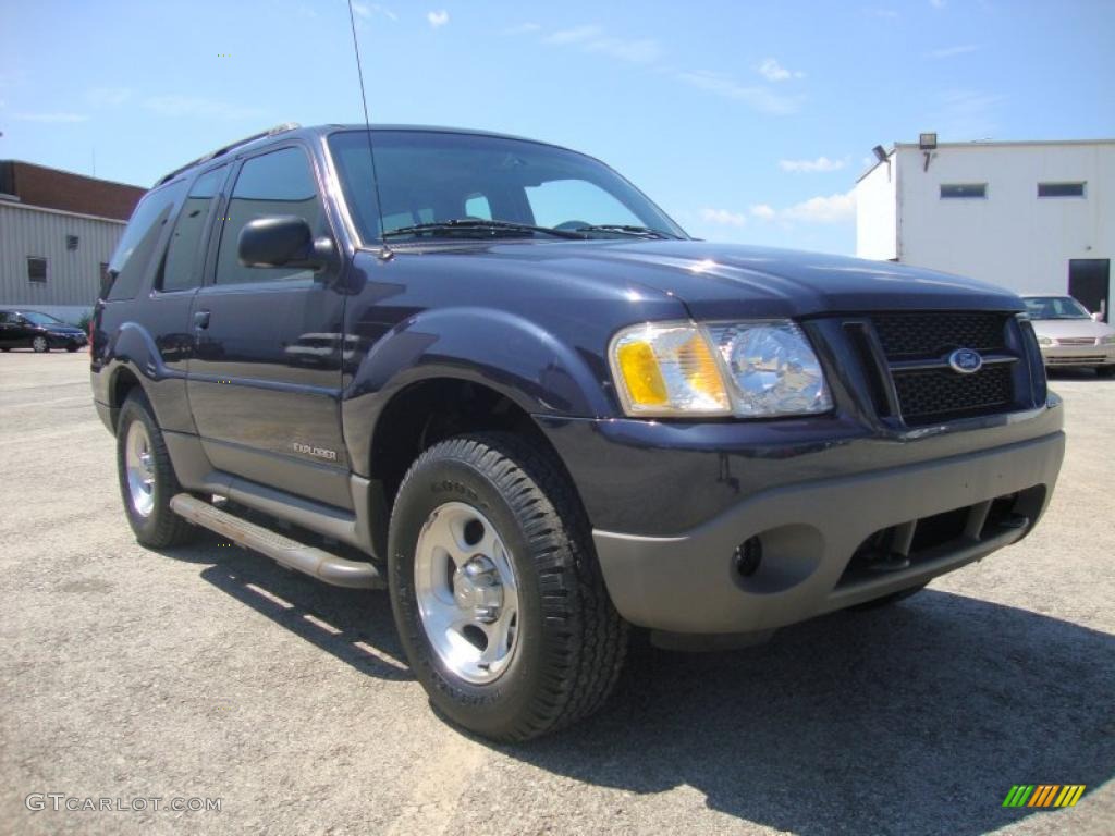 2001 Explorer Sport 4x4 - Deep Wedgewood Blue Metallic / Dark Graphite photo #5