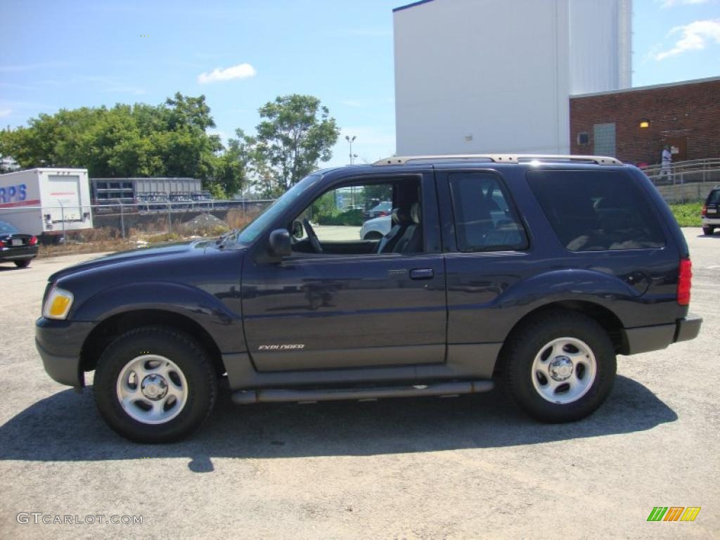 2001 Explorer Sport 4x4 - Deep Wedgewood Blue Metallic / Dark Graphite photo #11