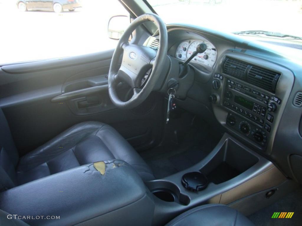 2001 Explorer Sport 4x4 - Deep Wedgewood Blue Metallic / Dark Graphite photo #20