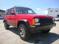 1996 Flame Red Jeep Cherokee Sport 4WD  photo #5