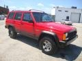 1996 Flame Red Jeep Cherokee Sport 4WD  photo #6